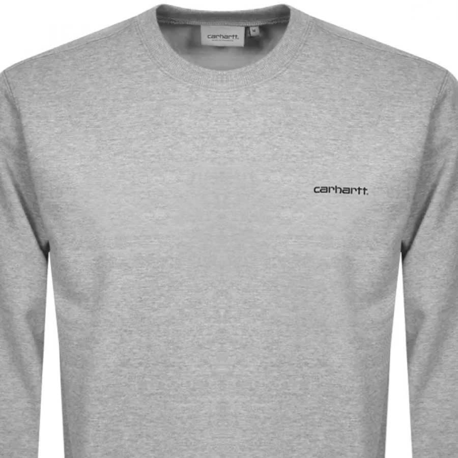 Alternative Image for ProductCarhartt Script Sweatshirt Grey2